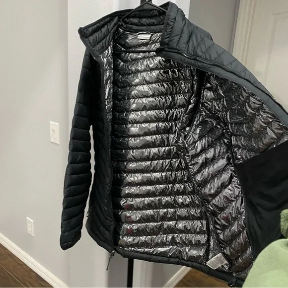 Men’s Columbia Omni-Heat Thermal Down Jacket Puffer Coat Size 3X Black NWOT Flaw - Picture 8 of 12